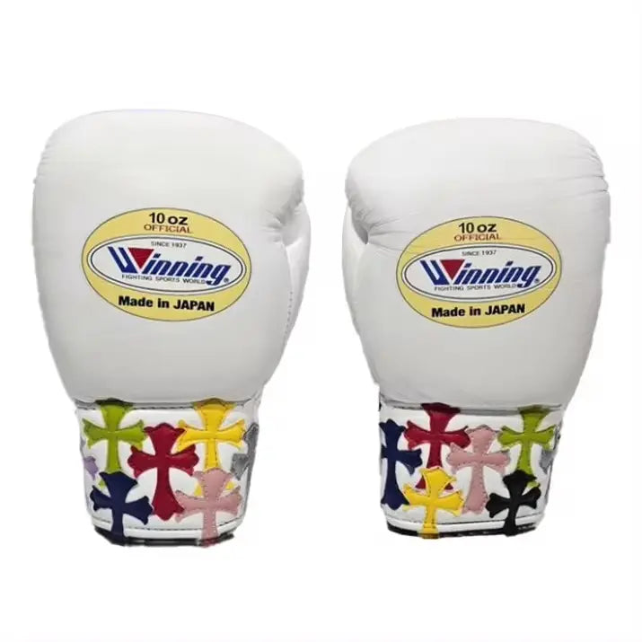 Winning boxing gloves, White christmas gift for mens Thanksgiving gifts for him