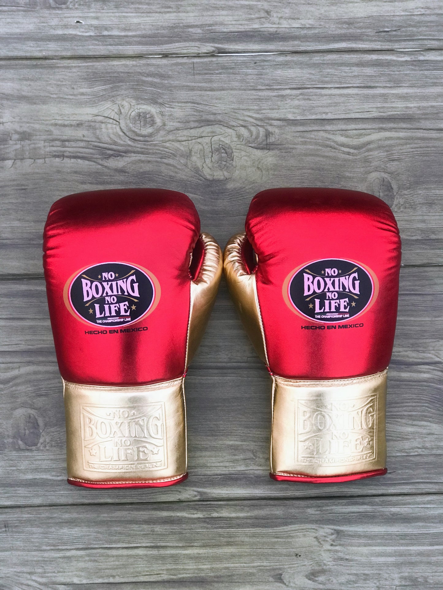 No Boxing No Life set, NBNL RED/GOLD Boxing set, No Boxing No Life Head Guard