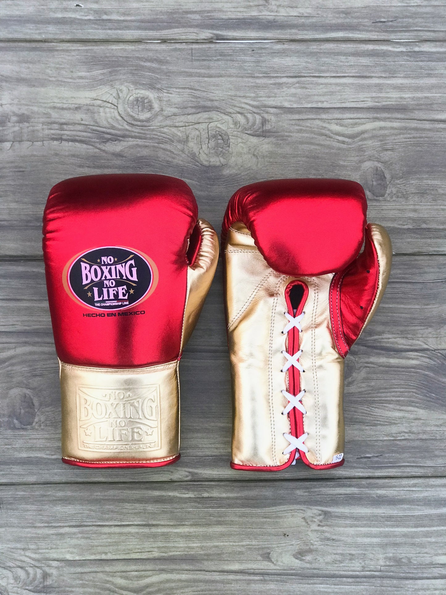No Boxing No Life set, NBNL RED/GOLD Boxing set, No Boxing No Life Head Guard