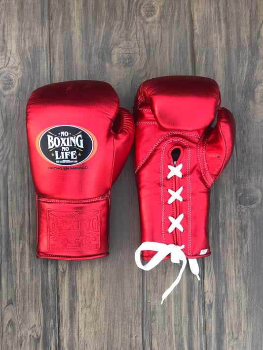 No Boxing No Life Glove - online, NBNL Boxing Gloves, Leather Gloves Limited Edition Red
