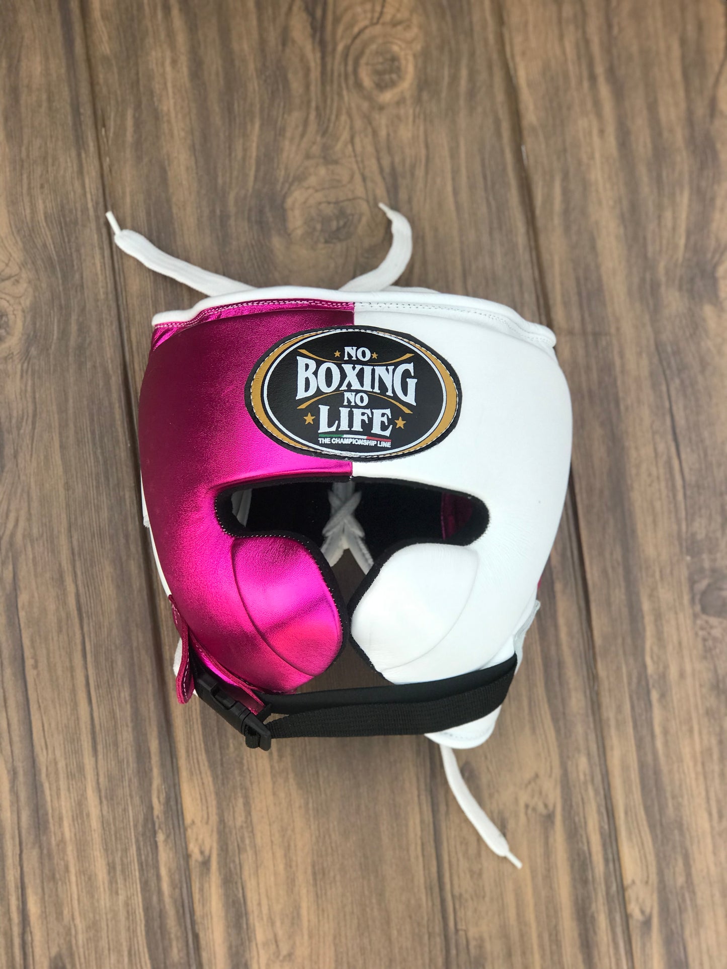 No Boxing No Life set, NBNL Pink/White Boxing set, No Boxing No Life Head Guard