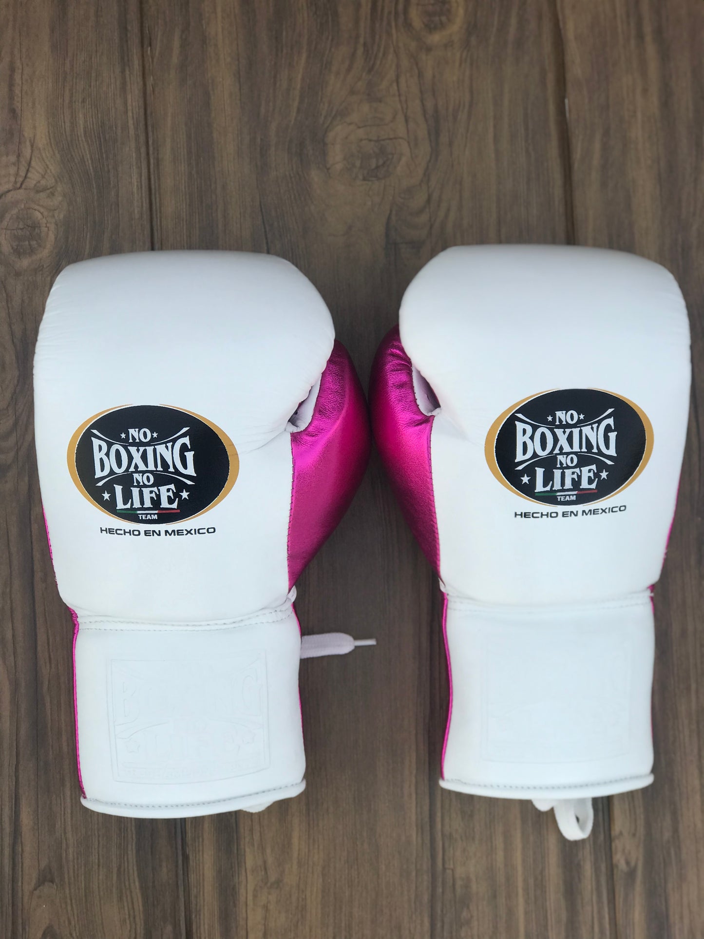 No Boxing No Life set, NBNL Pink/White Boxing set, No Boxing No Life Head Guard
