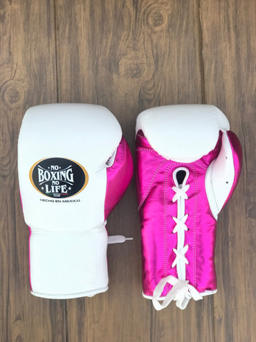 No Boxing No Life set, NBNL Pink/White Boxing set, No Boxing No Life Head Guard