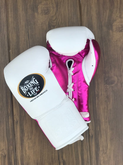No Boxing No Life set, NBNL Pink/White Boxing set, No Boxing No Life Head Guard