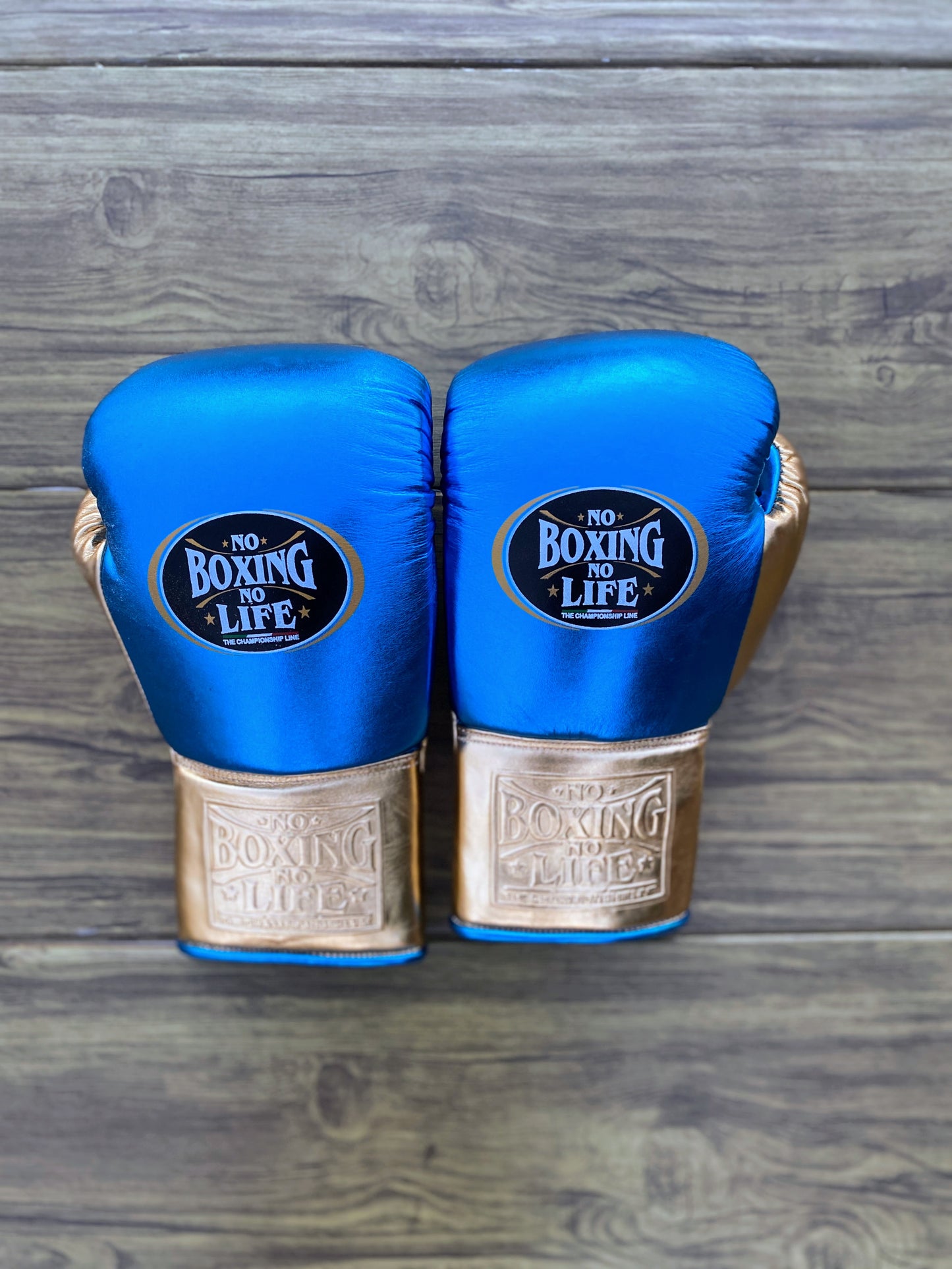 No Boxing No Life set, NBNL Blue/Gold Boxing set, No Boxing No Life Head Guard