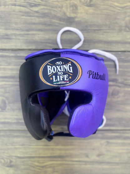 No Boxing No Life set, NBNL PURPLE/BLACK Boxing set, No Boxing No Life Head Guard