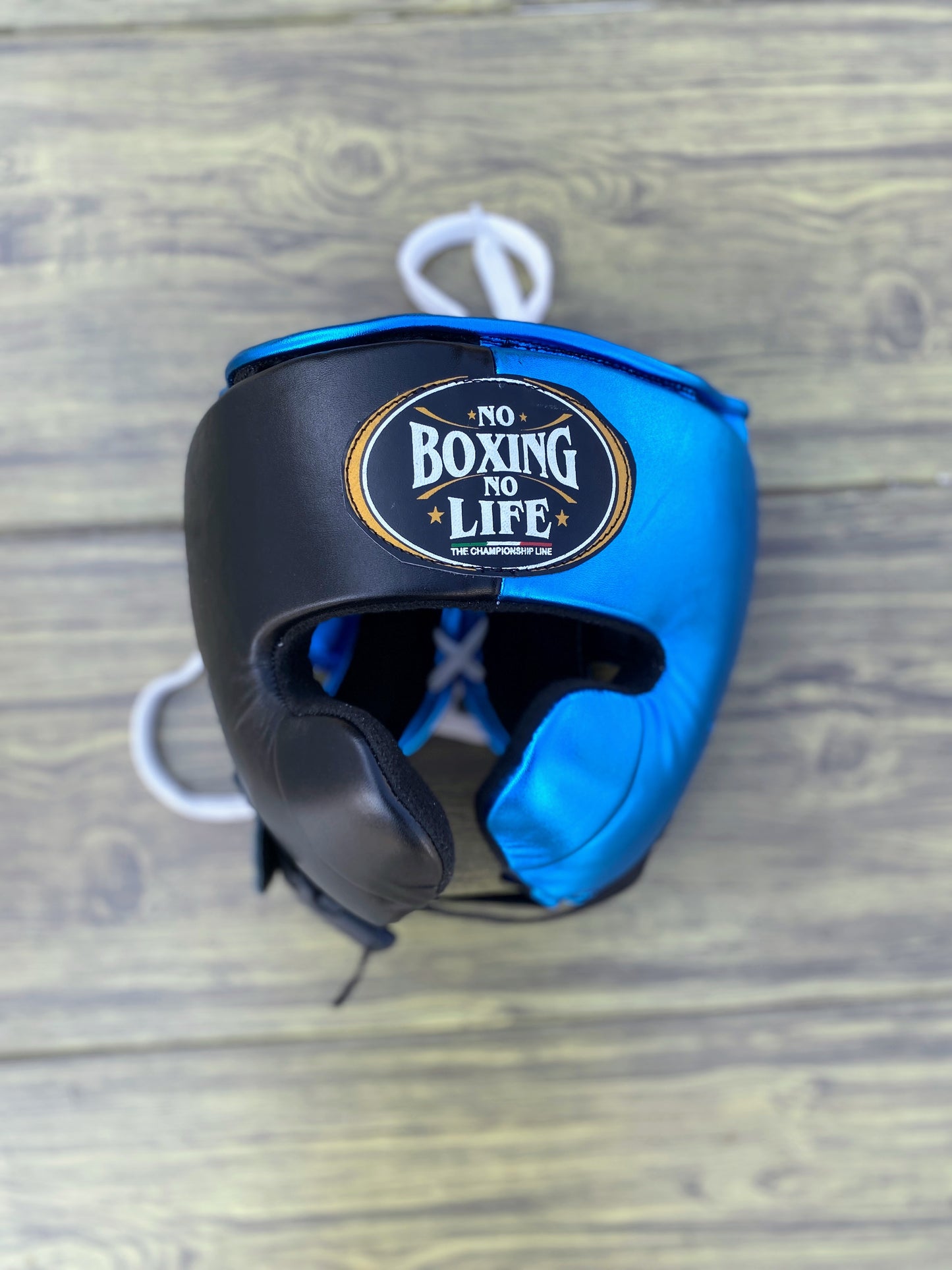 No Boxing No Life set, NBNL Black/Blue Boxing set, No Boxing No Life Head Guard