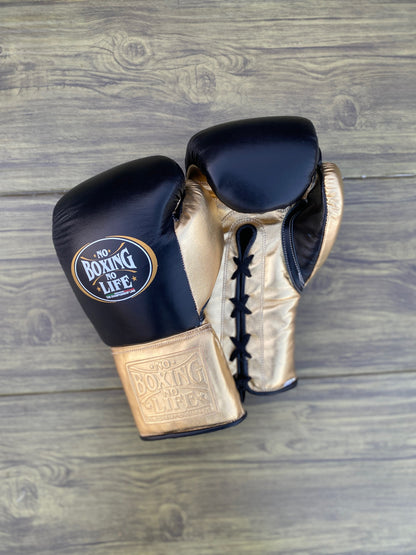 No Boxing No Life set, NBNL Black/Gold Boxing set, No Boxing No Life Head Guard