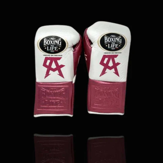 No Boxing No Life Glove - online, NBNL Boxing Gloves, Leather Gloves Limited Edition Pink/White