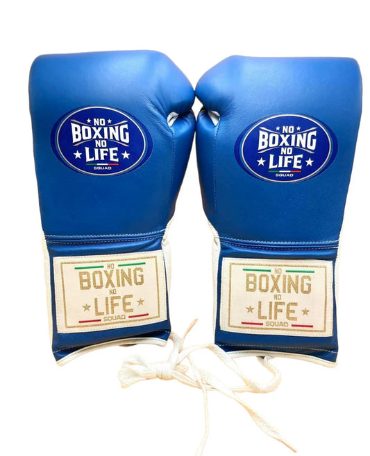 No Boxing No Life Glove - online, NBNL Boxing Gloves, Leather Gloves Limited Edition Blue