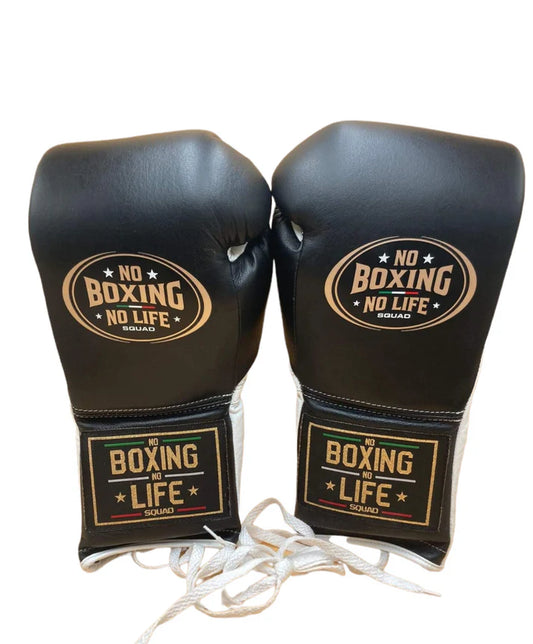 No Boxing No Life Glove - online, NBNL Boxing Gloves, Leather Gloves Limited Edition Black