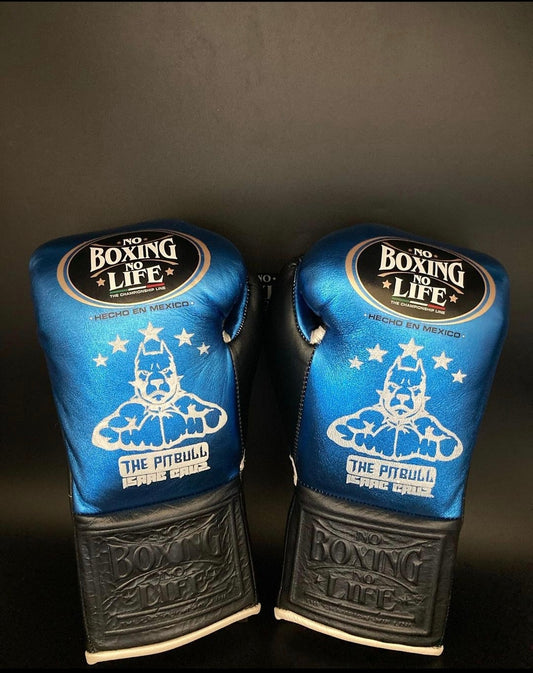 No Boxing No Life Glove - online, NBNL Boxing Gloves, Leather Gloves Limited Edition Black/Blue