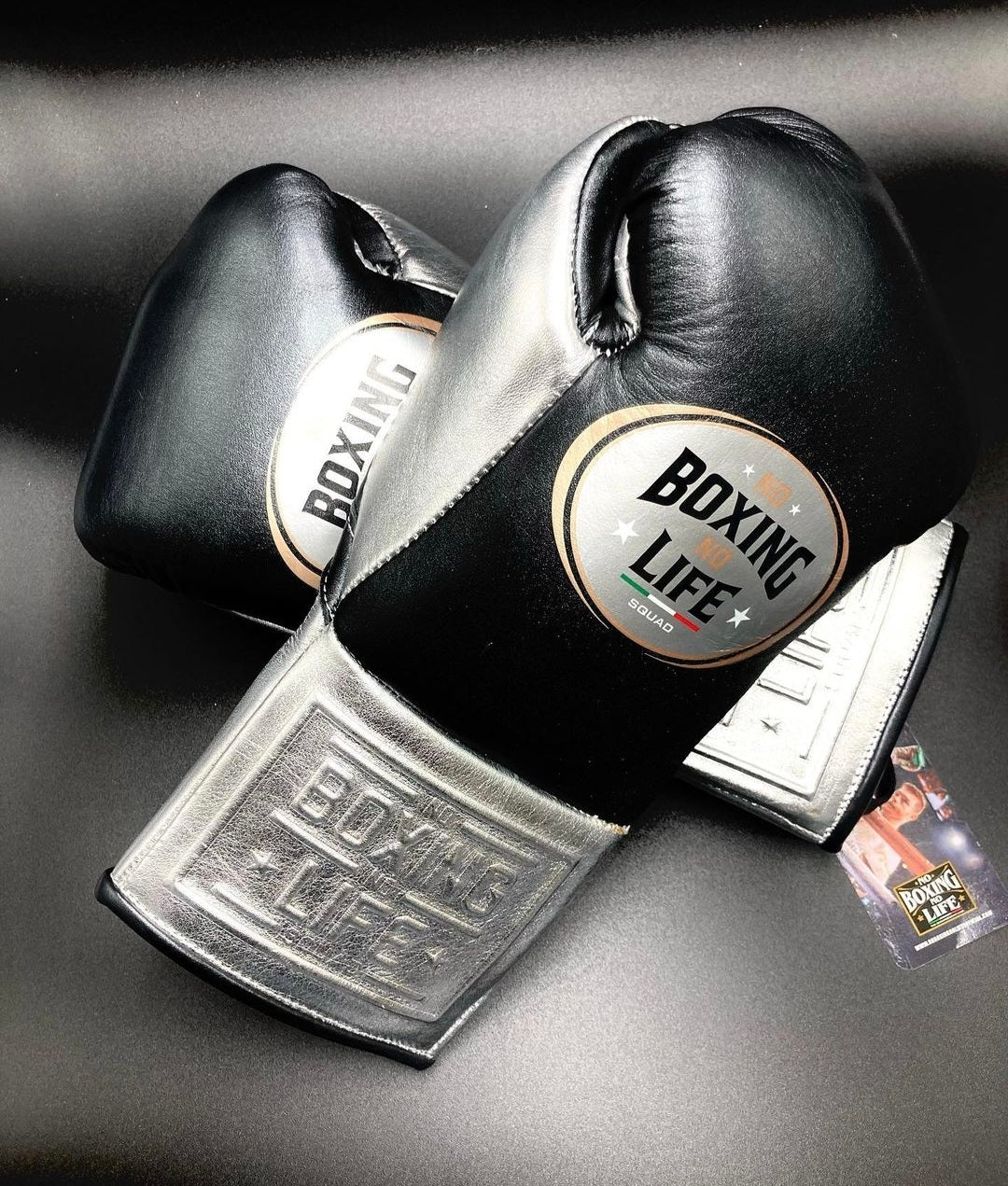 No Boxing No Life Glove - online, NBNL Boxing Gloves, Leather Gloves Limited Edition Black
