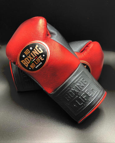 No Boxing No Life Glove - online, NBNL Boxing Gloves, Leather Gloves Limited Edition Orange/Black
