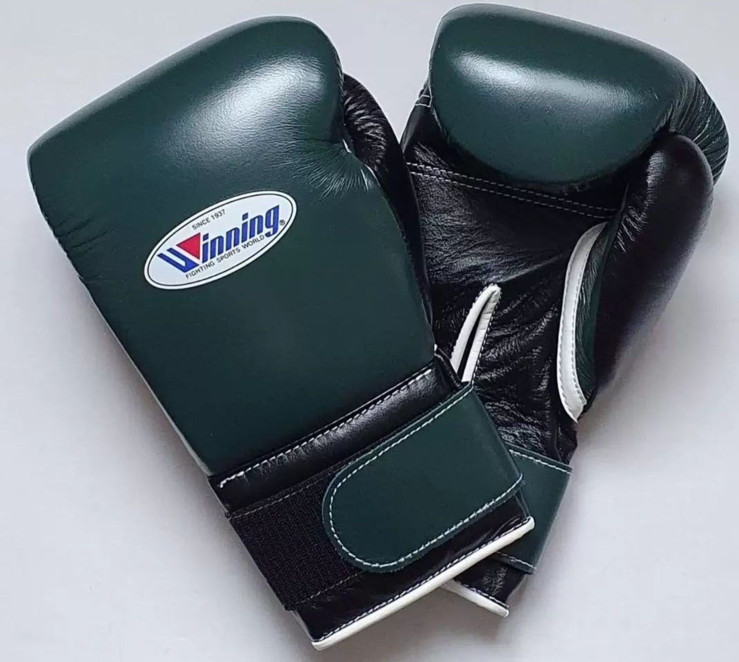 Winning boxing gloves, Green/Black christmas gift for mens Thanksgiving gifts for him