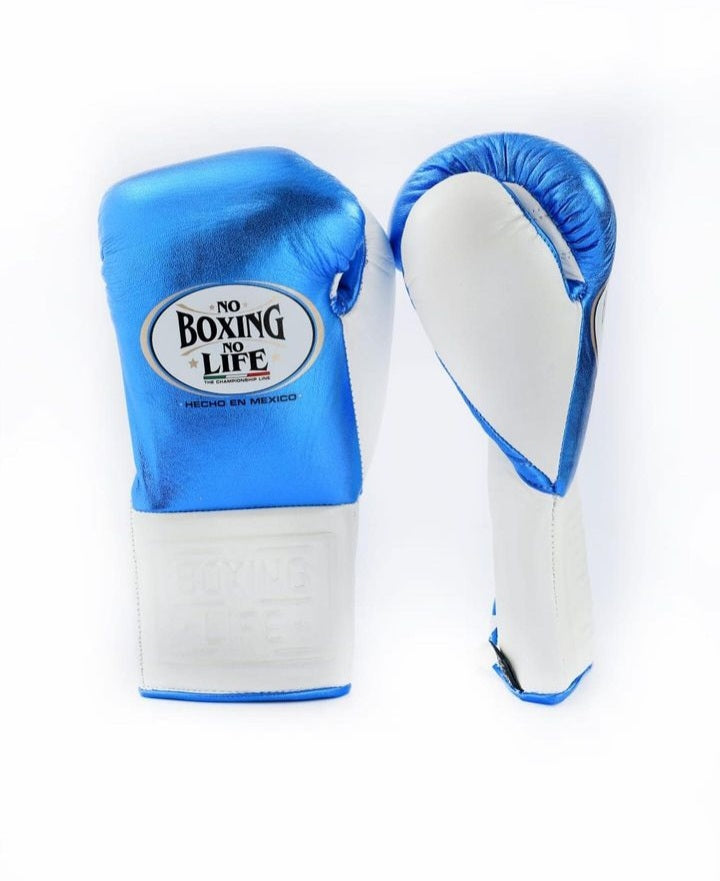 No Boxing No Life Glove - online, NBNL Boxing Gloves, Leather Gloves Limited Edition Blue/White