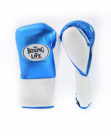 No Boxing No Life Glove - online, NBNL Boxing Gloves, Leather Gloves Limited Edition Blue/White