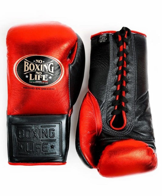 No Boxing No Life Glove - online, NBNL Boxing Gloves, Leather Gloves Limited Edition Orange/Black