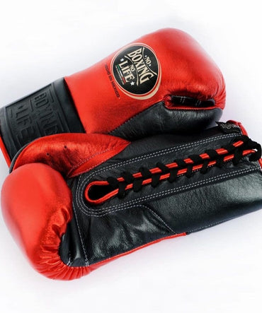 No Boxing No Life Glove - online, NBNL Boxing Gloves, Leather Gloves Limited Edition Orange/Black