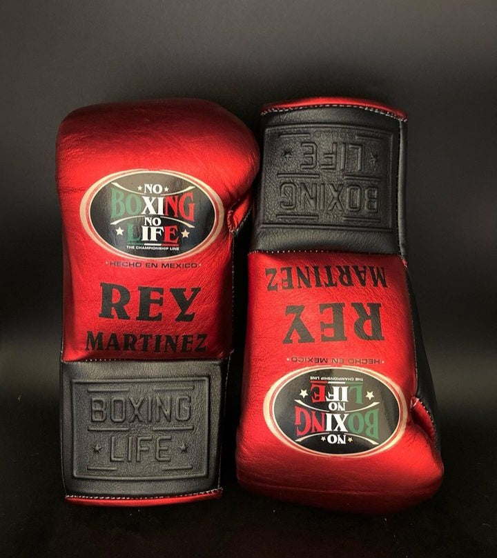 No Boxing No Life Glove - online, NBNL Boxing Gloves, Leather Gloves Limited Edition Red/Black