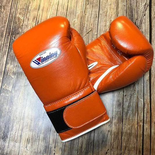Winning boxing gloves, Orange christmas gift for mens Thanksgiving gifts for him
