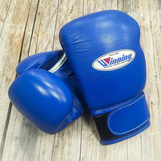 Winning boxing gloves, Blue christmas gift for mens Thanksgiving gifts for him