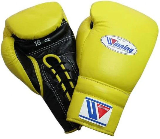 Winning boxing gloves, Yellow/Black christmas gift for mens Thanksgiving gifts for him