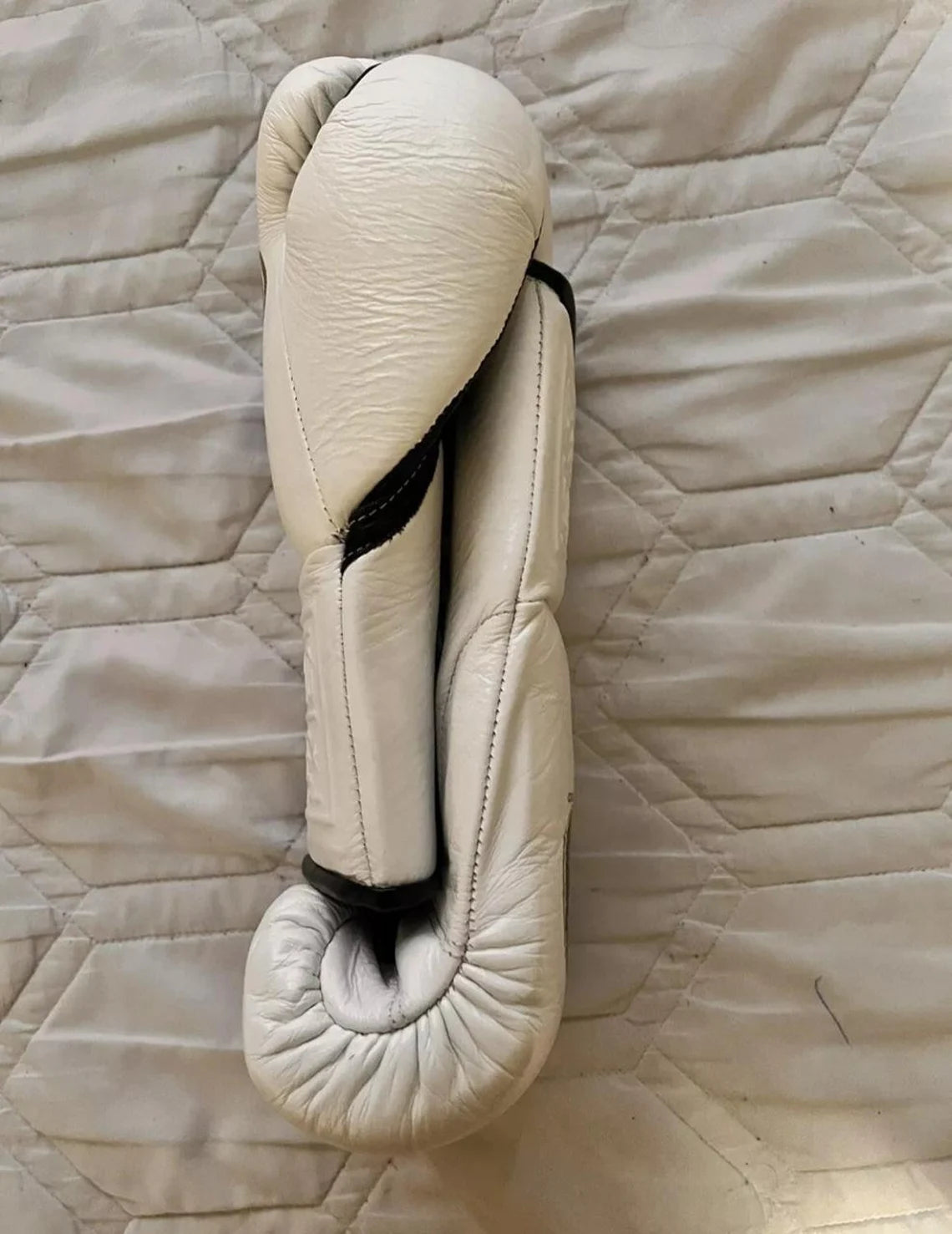No Boxing No Life Glove - online, NBNL Boxing Gloves, Leather Gloves Limited Edition White