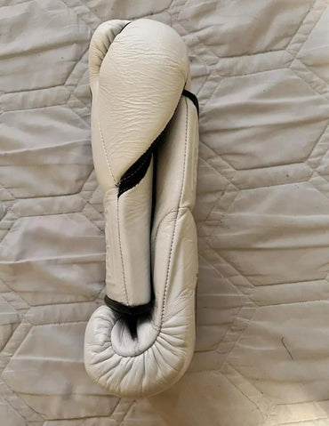 No Boxing No Life Glove - online, NBNL Boxing Gloves, Leather Gloves Limited Edition White