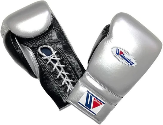 Winning boxing gloves, Black/Silver christmas gift for mens Thanksgiving gifts for him