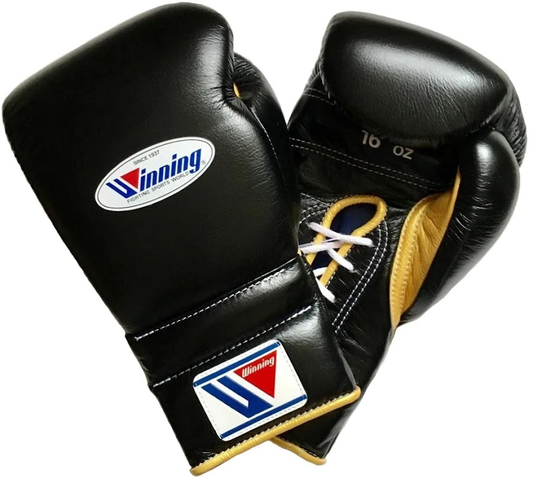 Winning boxing gloves, Black/Gold christmas gift for mens Thanksgiving gifts for him