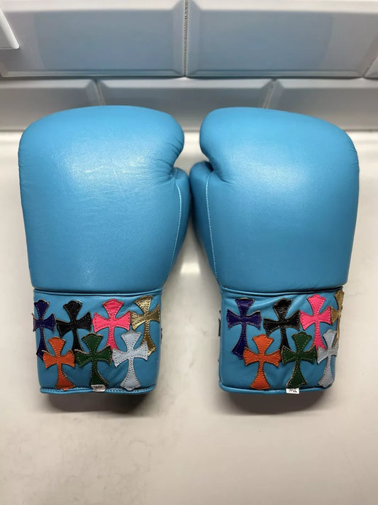 Winning boxing gloves, Blue christmas gift for mens Thanksgiving gifts for him