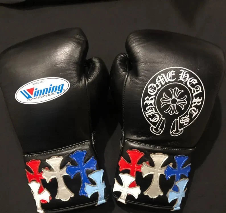 Winning boxing gloves, Black christmas gift for mens Thanksgiving gifts for him
