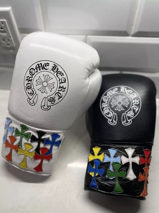 Winning boxing gloves, White/Black christmas gift for mens Thanksgiving gifts for him
