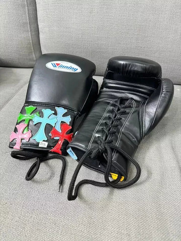 Winning boxing gloves, Black christmas gift for mens Thanksgiving gifts for him
